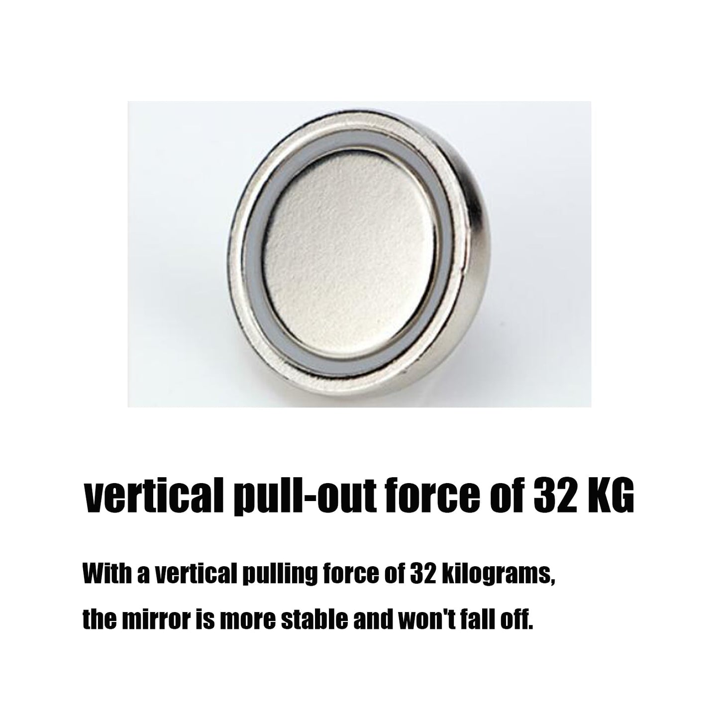 Mamiko Universal Magnetic Golf Cart No-Drilling Side Mirrors Compatible with EZGO Yamaha Club Car Railing Magnet Tractor Mirror Side View for Kubota - Plug and Play