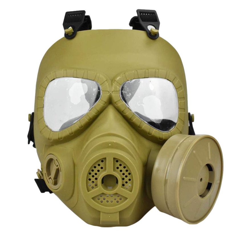 JFFCESTORE Airsoft Tactical Protective Mask M88 Helmet Full Face Eye Protection Skull CS Mask with Adjustable Strap One Size fits All for Airsoft BB Gun CS Game and Party (Black)