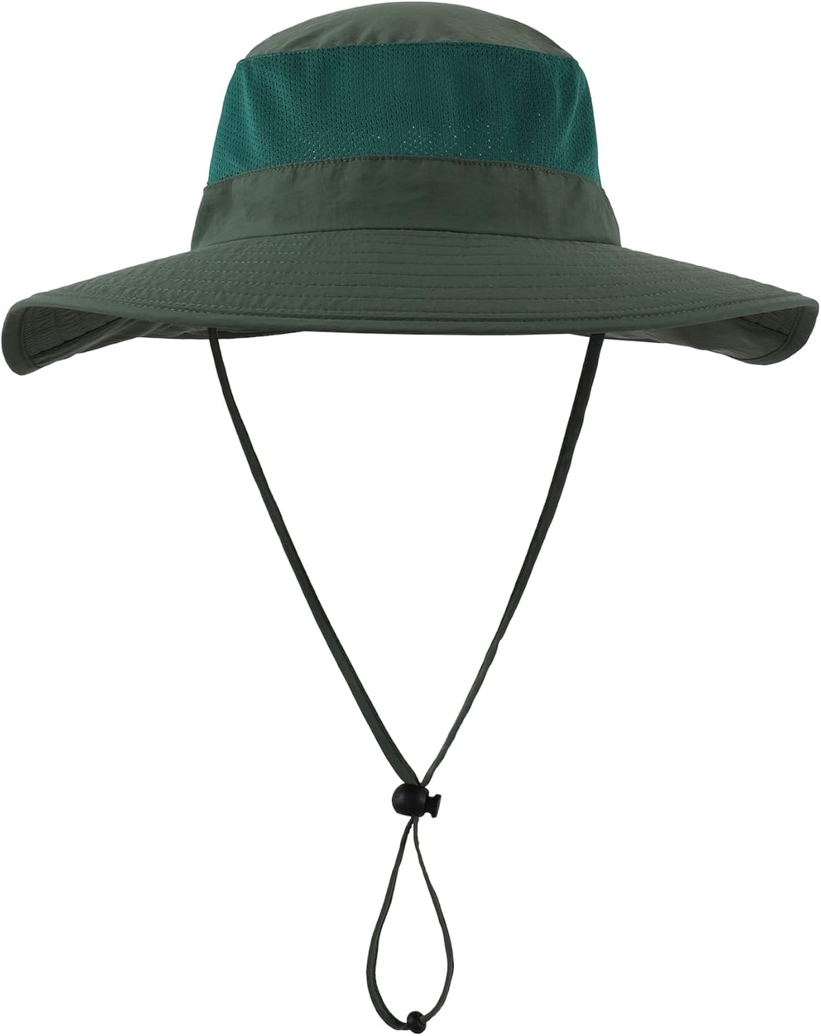 Outdoor UPF50+ Mesh Sun Hat - Wide Brim Fishing Hat with Neck Flap for Men & Women