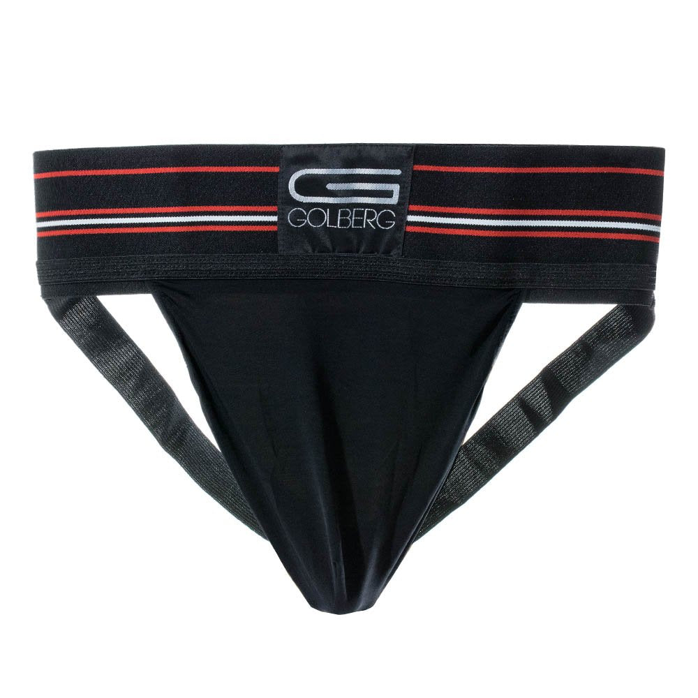 GOLBERG G Men’s Athletic Supporter – Contoured Waistband for Comfort – (Black, Medium)