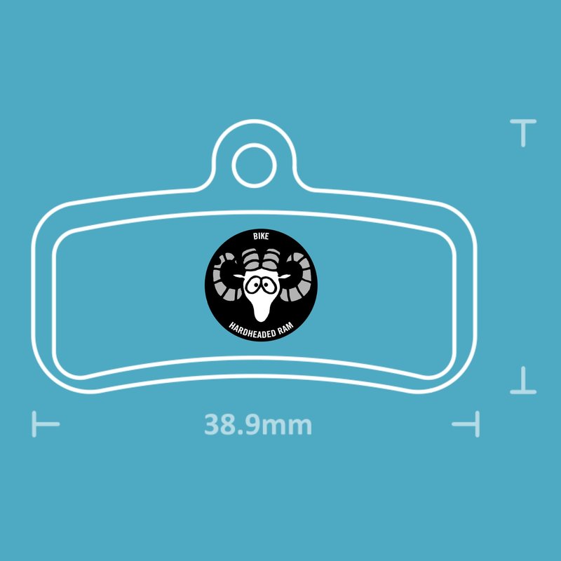 Bike Brake Pads Resin for Shimano D02S Saint M,810,820,640, TRP, Quadiem, Slate.The Bicycle Replacement Part for OEM Brakes for high Braking Power and Quiet Stops.