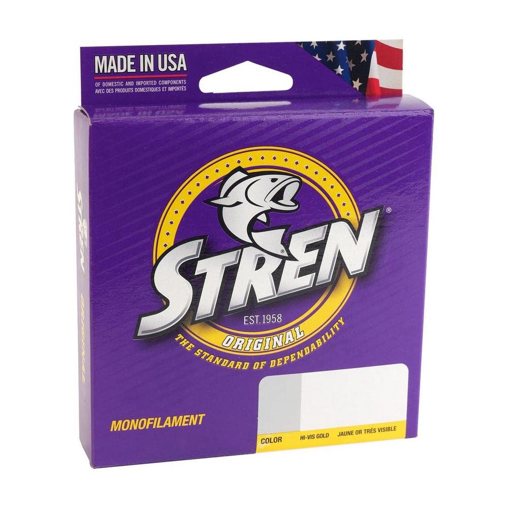 Stren Original®, Hi-Vis Gold, 10lb | 4.5kg Monofilament Fishing Line, Suitable for Freshwater Environments