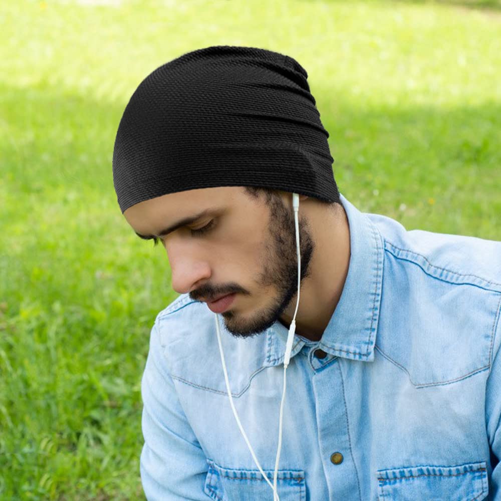WTACTFUL 2-Pack Cooling Skull Cap Breathable Mesh for Men Women