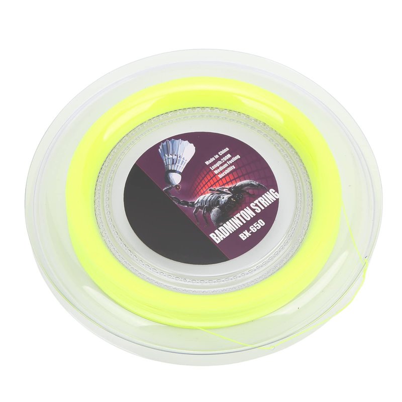 Badminton Racket String, 0.72mm 200m High Elastic Multifilament Fiber Badminton Racquets Line for Repairing