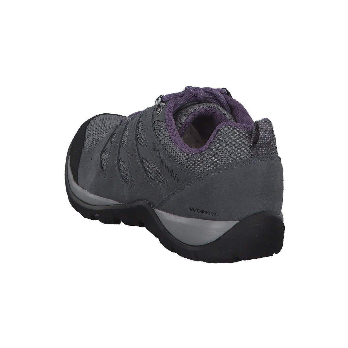 Columbia Womens Redmond V2 Waterproof Hiking Shoe, Ti Grey Steel/Plum Purple, 8.5 US