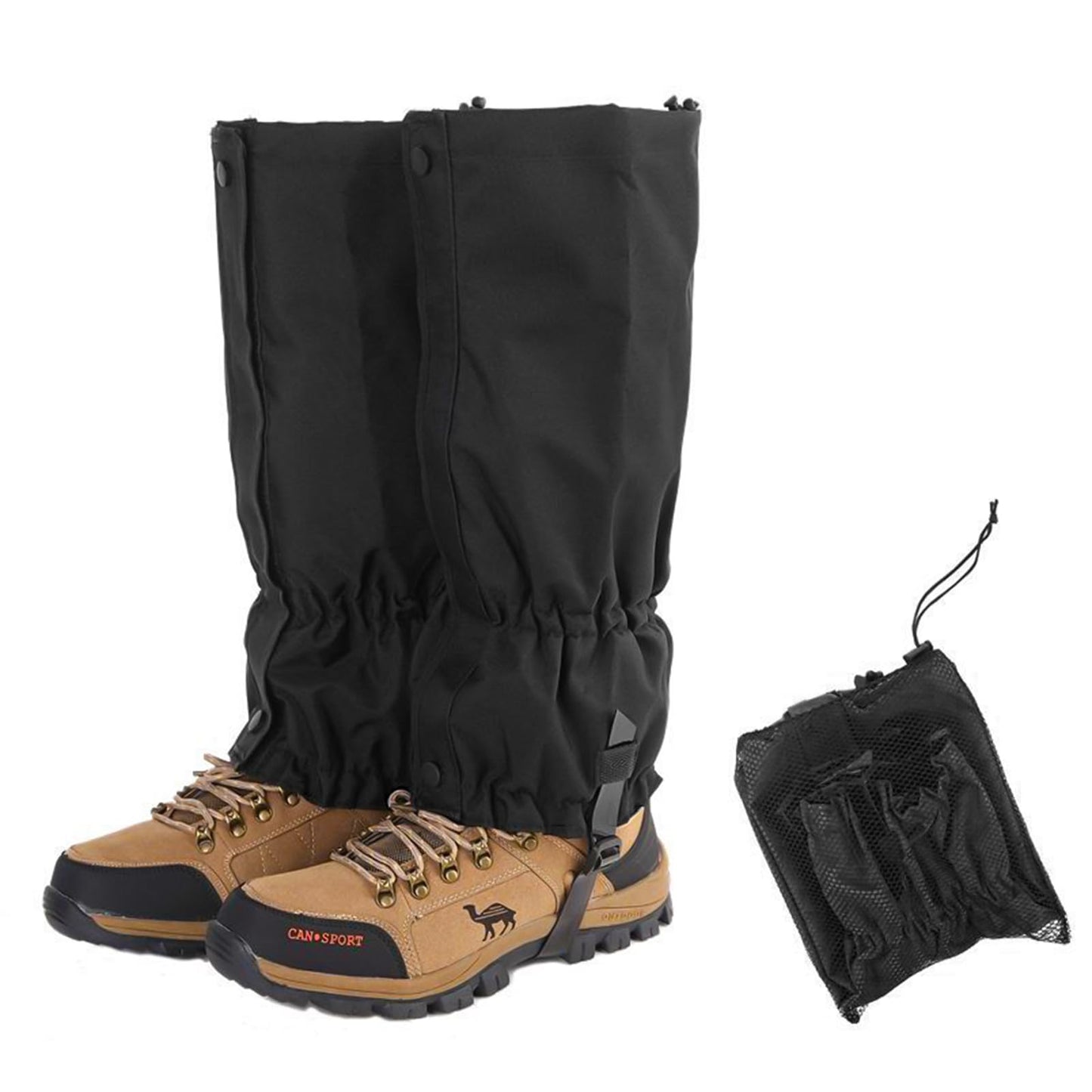 NewDoar Leg Gaiters Waterproof Snow Boot Gaiters with 600D Anti-Tear Oxford Fabric Walking Gaiters for Hiking,Hunting,Backpacking,Ice Climbing,Skiing,Snowshoeing(One Size)