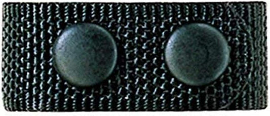 Bianchi Belt Keeper AccuMold - Durable Black Snap Design | Pack of 4, 2.25 in.