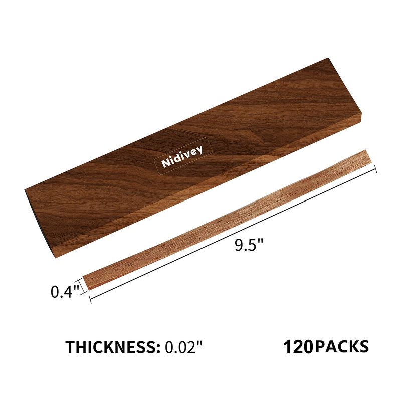 Nidivey 120-Pack Spanish Cedar Wood Veneer Strips for Cigar Lighting and Smoking Accessories - Premium Cedar Lighters for Dividing and Igniting Cigars
