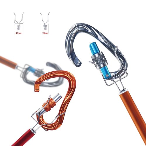 KAILAS Stick Clip Up Rock Climbing Quickdraws Carabiners Climbing Accessories Grabber Reacher Tool Lightweight Extendable