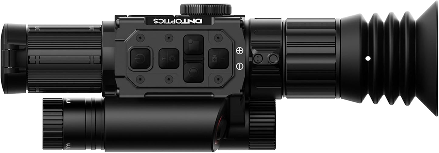 DNT Optics Zulus HD V2 Digital Day/Night Vision Scope - Infrared & Laser Rangefinder, Ballistic Calculator