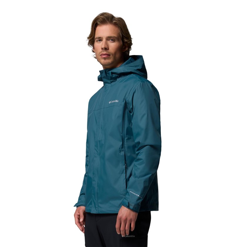 Columbia Men's Watertight II Waterproof Rain Jacket, Everblue, X-Large