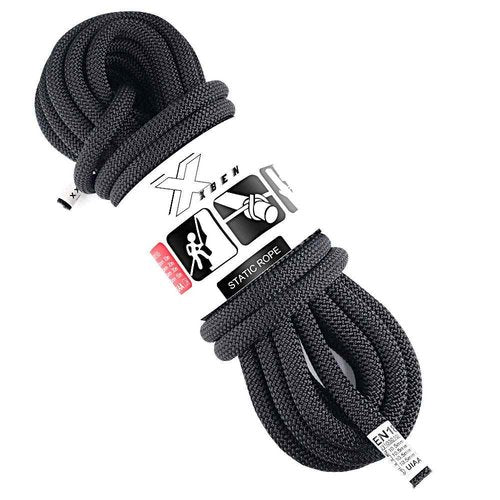 X XBEN 10.5 mm UIAA Static Climbing Rope 50M(160FT), Light and Soft Nylon Outdoor Rock Climbing Rope for Rock Climbing,Tree Climbing,Arborist Rope,Canyoneering,Rescue Work