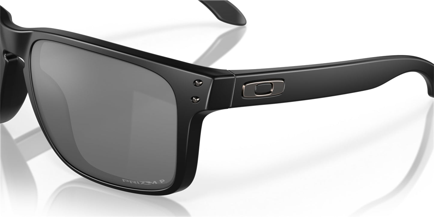 Oakley Men's OO9417 Holbrook XL Square Sunglasses, Matte Black/Prizm Black Polarized, 59 mm