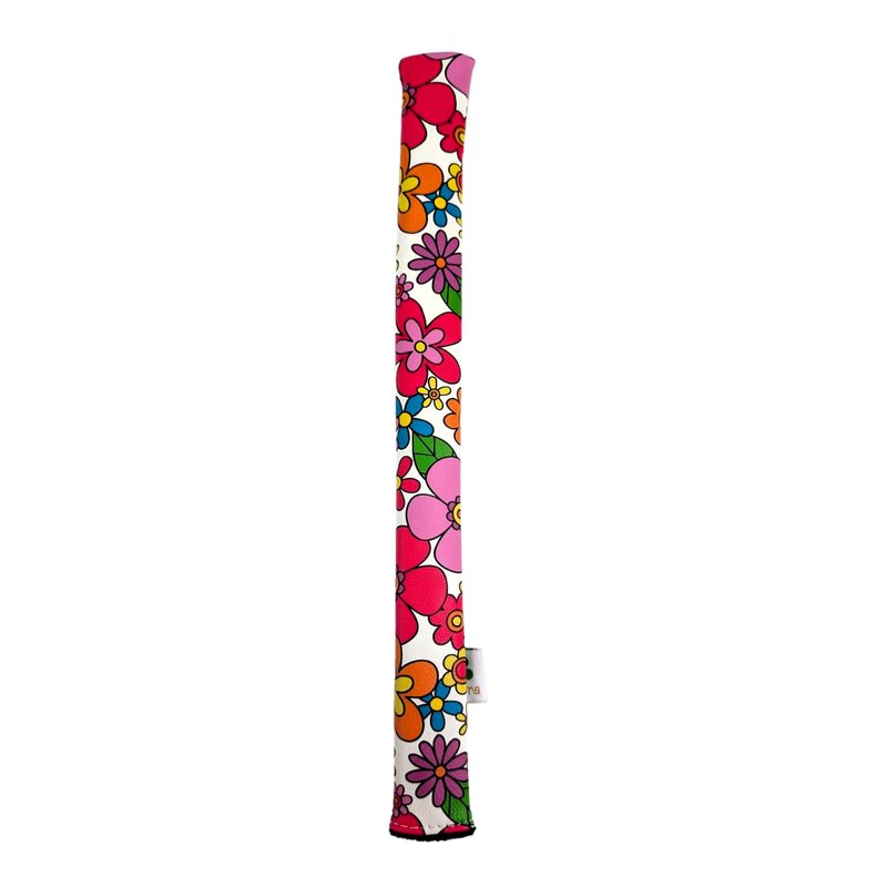 Foretra Driver Headcover Golf Club Covers Blade Mallet Putter Cover Alignment Stick Holder Hybrid Fairway Wood Head Cover Flower Pattern Novelty Golf Accessories for Most Brands (Alignment Stick)