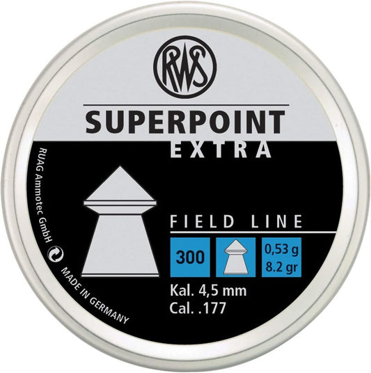 Umarex RWS Superpoint Extra 22 Caliber Pellets - 14.5 Grains, 200 Count