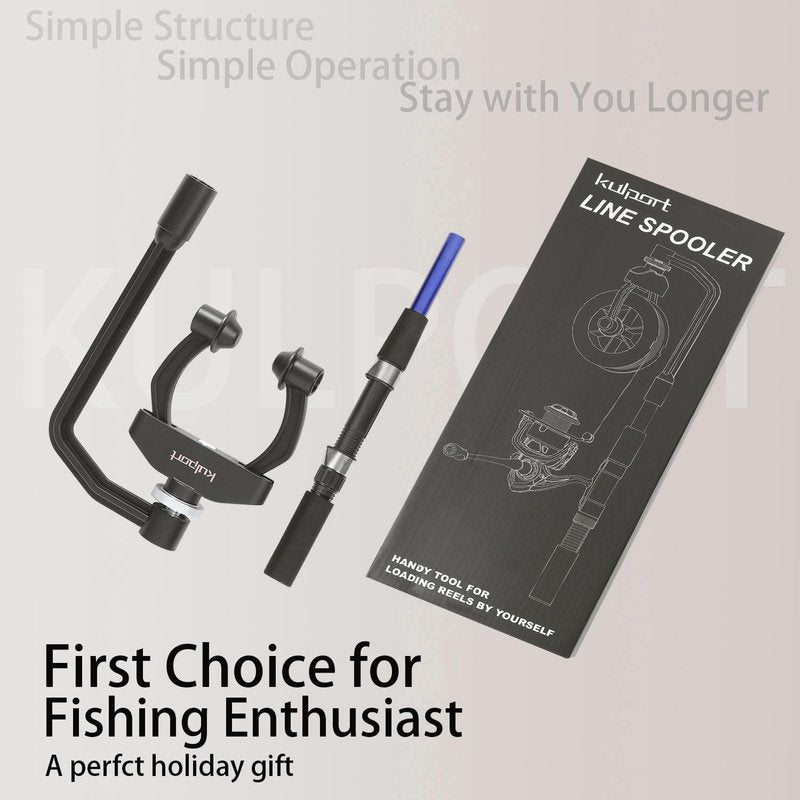 Fishing Line Spooler - Adjustable No Twist Line Winder for Spinning, Casting & Trolling Reels | Portable Design