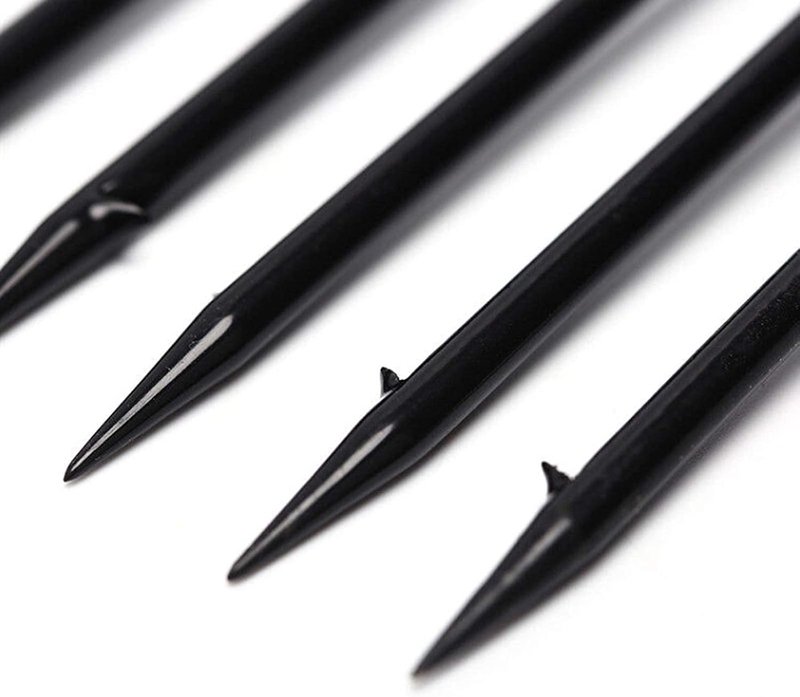 Stainless Steel Fishing Spear Gig - 4 Prong Barbed Spearhead for Pond, River & Lake Use