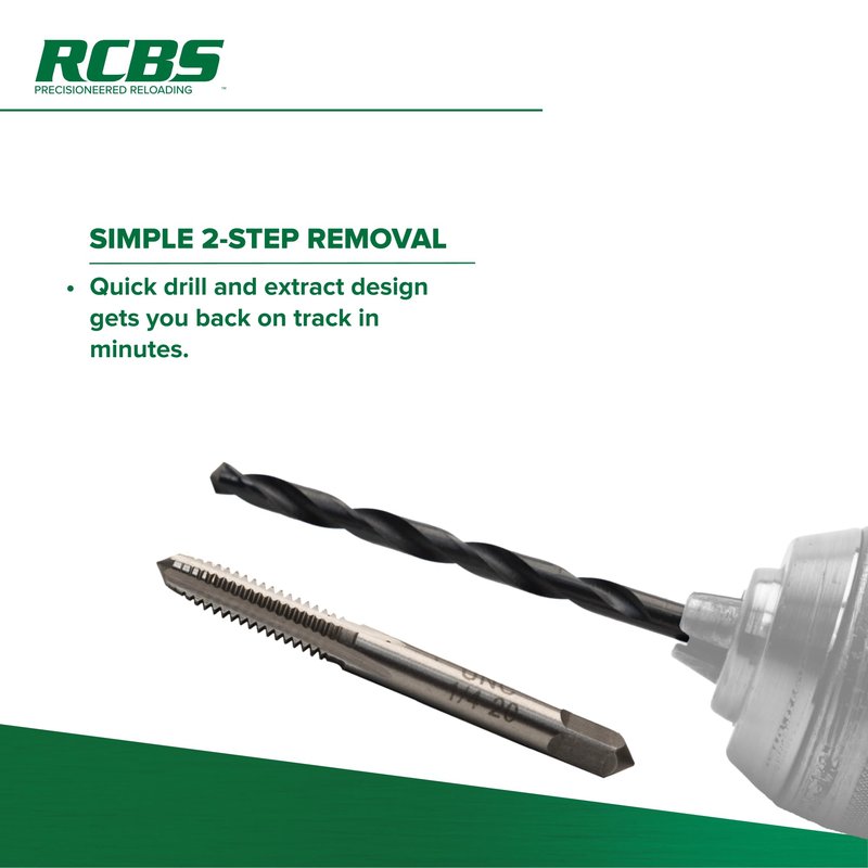 RCBS Stuck Case Remover Kit – Reloading Die Tool – Green
