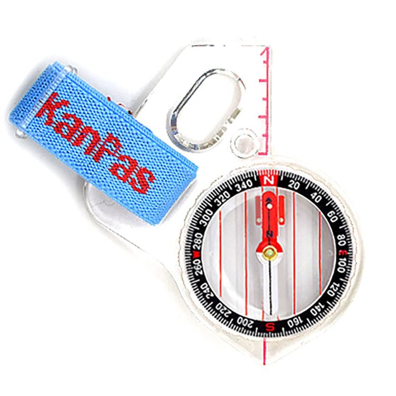 KanPas MA-40-FS Thumb Orienteering Compass: Acrylic, Shockproof & Waterproof