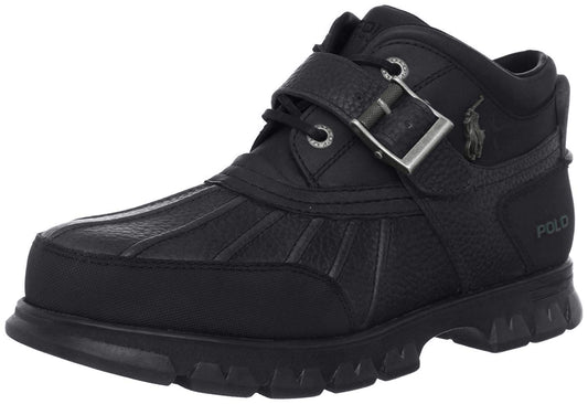 POLO RALPH LAUREN Men's Dover III Hiking Boot, Black/Black, 10 D US