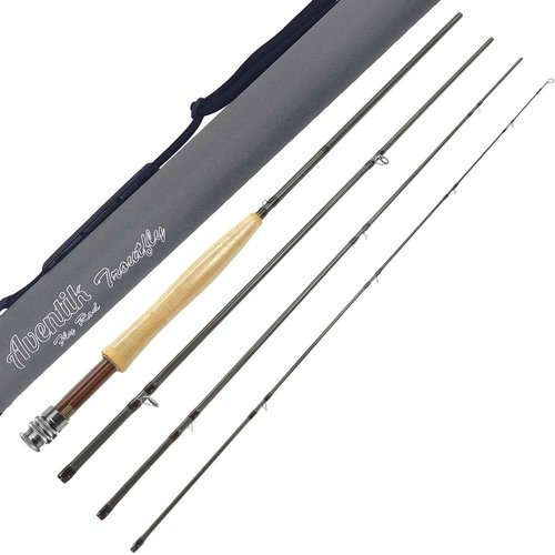 Aventik Fly Fishing Rods European Master Design Ultra Fast TroutFly 9’ LW4, LW5, LW6, 9’LW5/6 and 9’6” LW6/7, All in 4 Pieces Ultra Fast Action Best Value (10'0'' LW8/9)