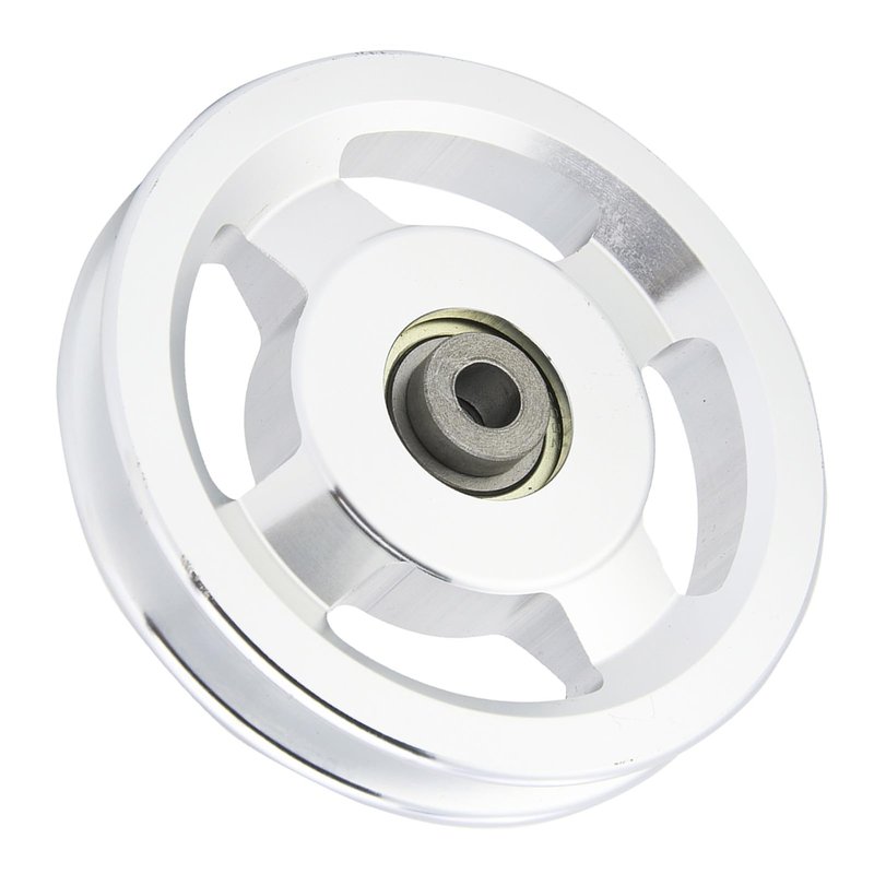 Strength Training Pulley, Aluminum Alloy Durable Pulley Wheel 4.5 Inch for Home Gym Fitness Enthusiasts Athletes Rehabilitation Exercises