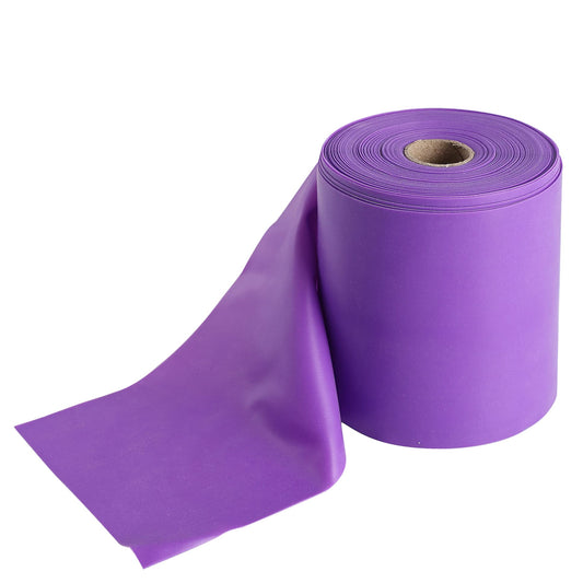 Resistance Band 50 Yards Elastic Exercise Fitness Band Roll for Home Training, Physical Therapy, and Yoga (0.5 mm), Purple