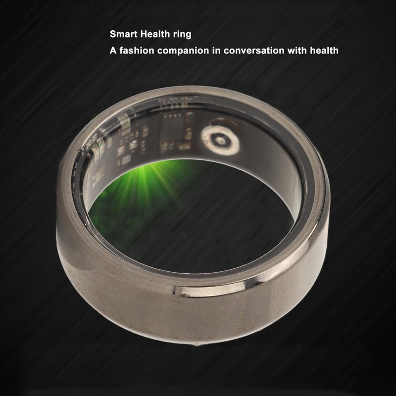 Smart Ring Health for Men and Women, Step Counting, Exercise Data, Sleep Monitor, Fitness, App Remote Photography for Android for iOS with Charging