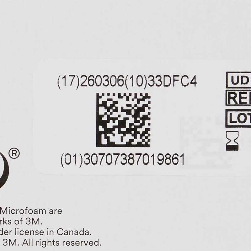 3M Microfoam Surgical Tape 3" x 5.5 Yd 1528-3, 2 Boxes, 4 Rolls/Box