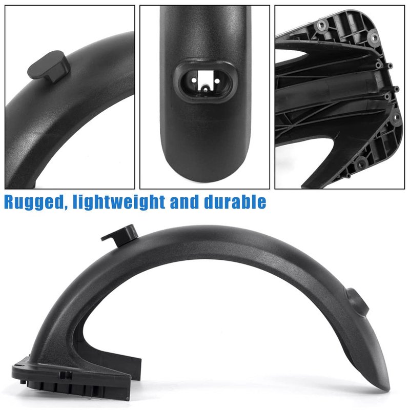 Electric Scooter Rear Mudguard Accessories Set Mudguard Bracket Replacement Part Fender Rear Compatible with G30/MAX G30 Electric Scooter
