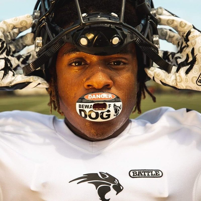 Battle Nightmare Oxygen Football Mouthguard