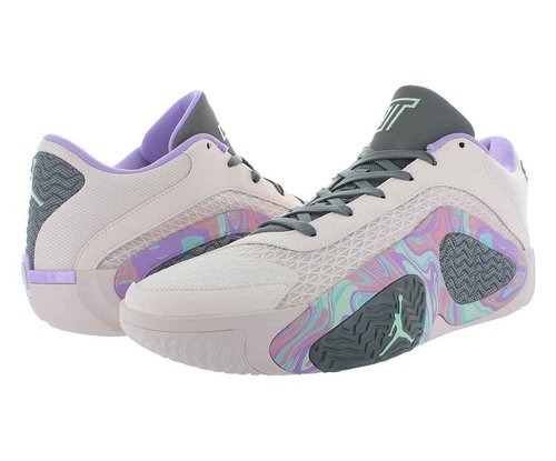 Jordan Men's Tatum 2 Mint Foam/Lava Glow-Black (FJ6457 300) - 9.5