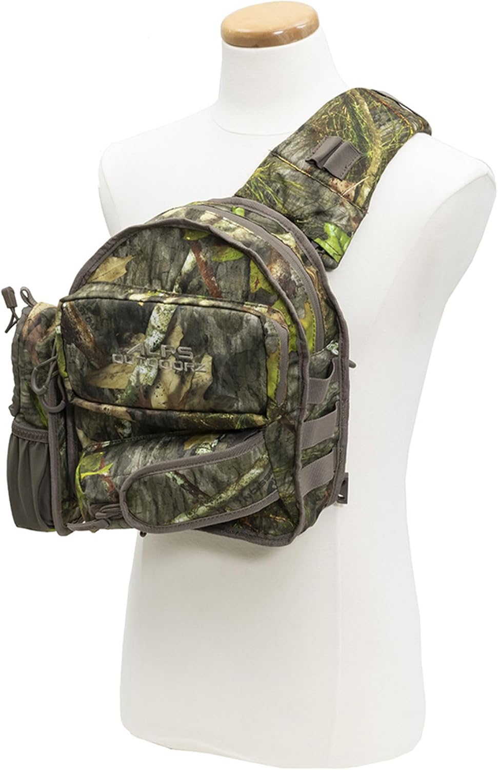 ALPS OutdoorZ Ambush Crossbody Sling Bag - Lightweight Hunting Design, Ambidextrous Strap, Mossy Oak Obsession