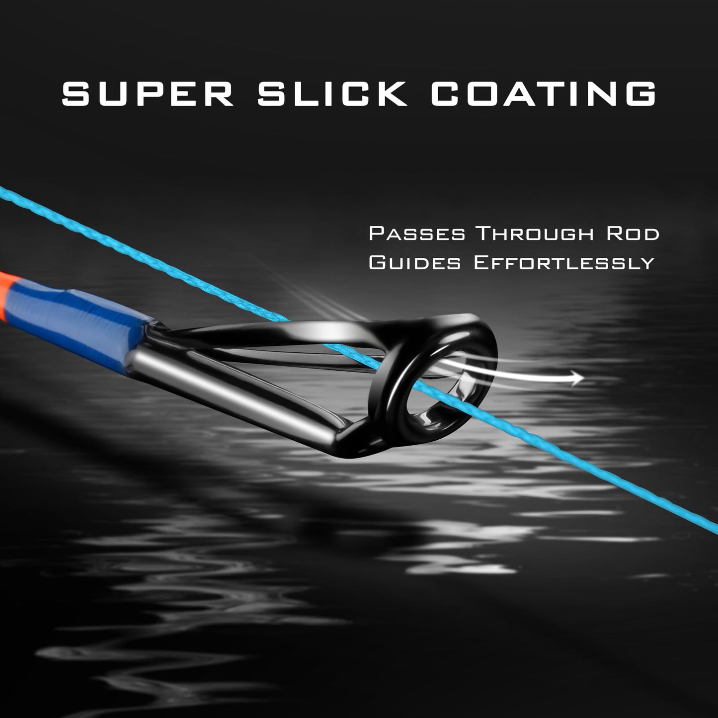 KastKing Superpower Braided Fishing Line, Sky Blue, 80 LB, 150 Yds
