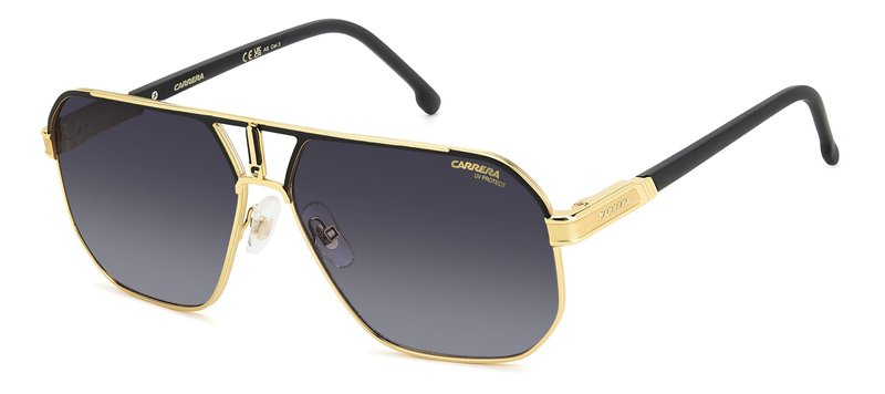 Carrera Men's Sunglasses Style Carrera 1062/S Mtbk Gd Bk Dark Grey Sf