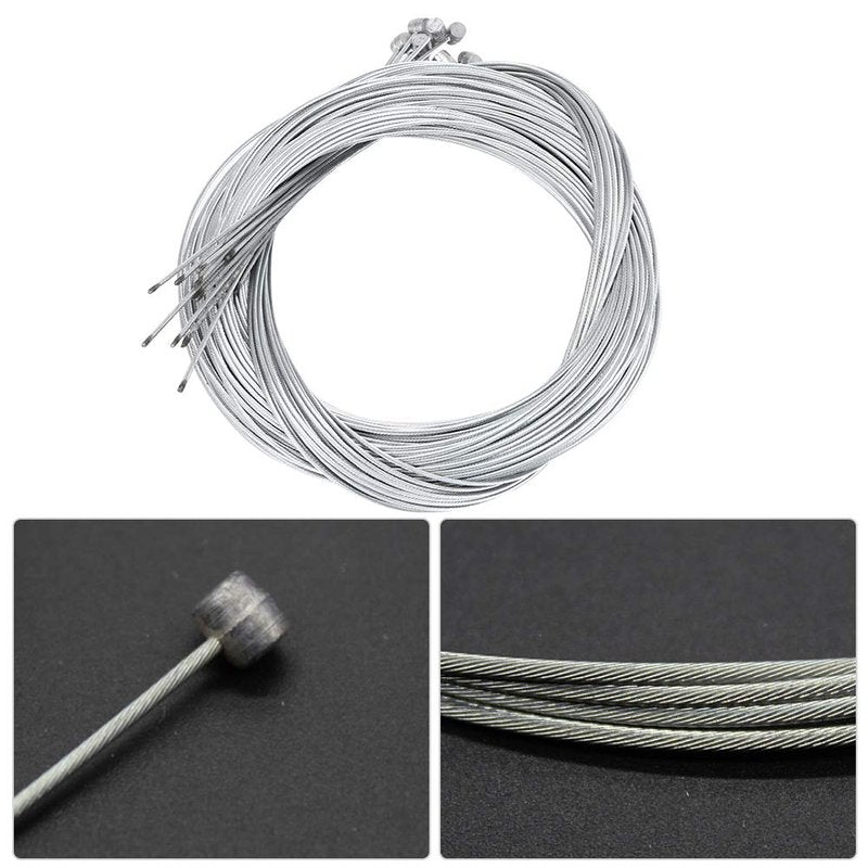 Ymiko 2.5 m Brake Cable 20 Brakes 2300 mm Cables lot Rear for Electric Bikes disc Electric Modification Accessories Metal housing Long Electric brake line Rear Wheel Cable Core Brake Line Accessories