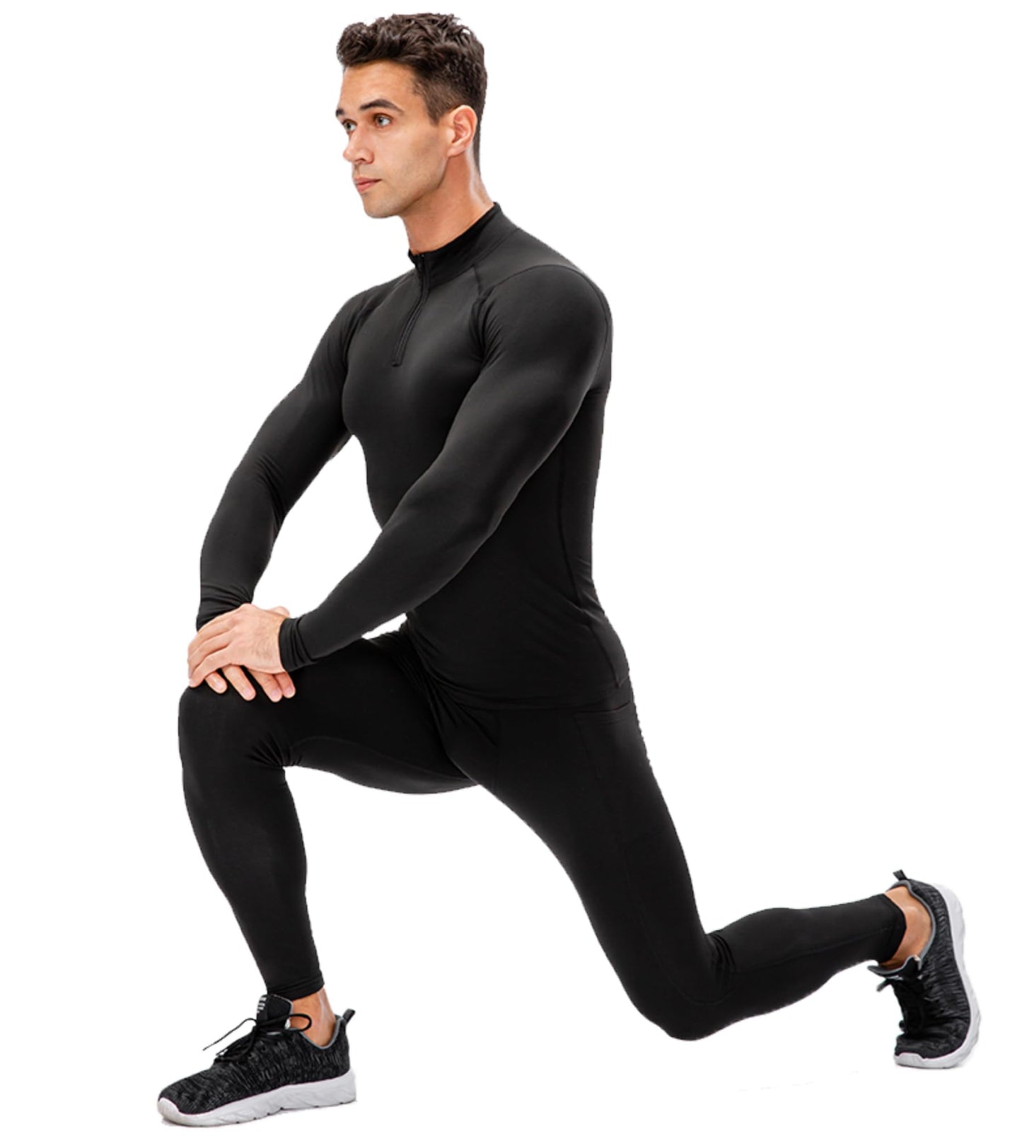 SPVISE Mens Thermal Compression Pants for Cold Weather Sports Tights Athletic Leggings Winter Baselayer Underwear with Pocket