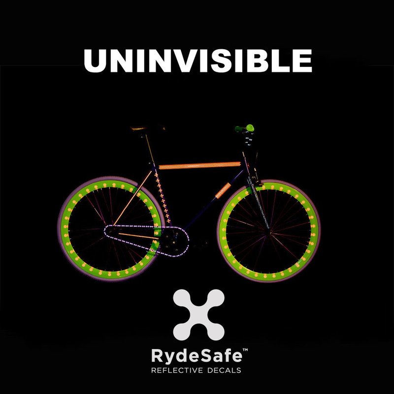 RydeSafe Reflective Decals - Modular Kit - Jumbo (Black)