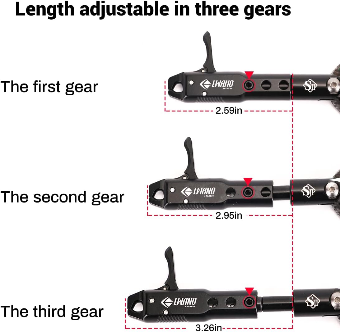 Archery Compound Bow Release Aid - Foldable Trigger Design for Precision Shooting