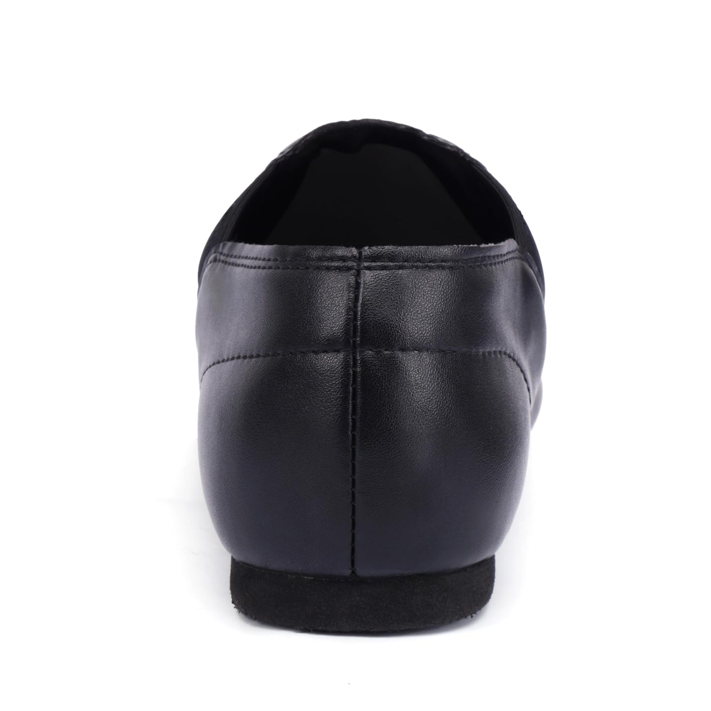 Linodes Unisex PU Leather Jazz Shoe EVA Sole Women/Men Dance Shoe-Black 7