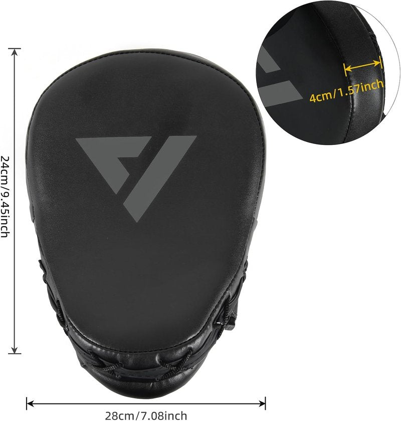 Boxing Punching Mitts - Durable Training Pads for Men | Ideal for Kickboxing & Martial Arts