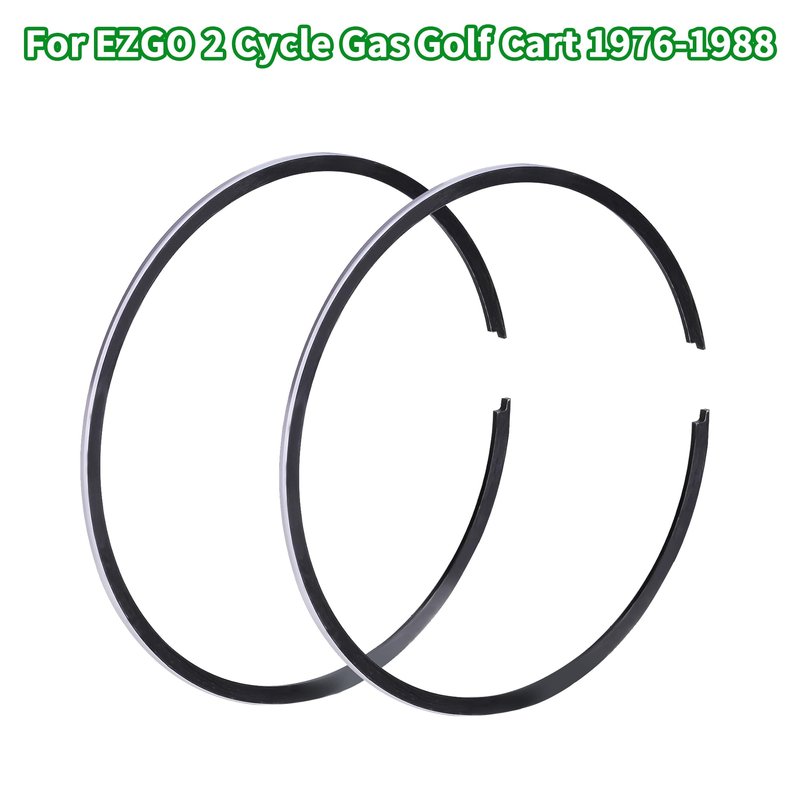 10L0L Golf Cart Piston Rings & Gasket Kit,Piston Rings Kit for EZGO 2 Cycle Gas Golf Cart 1976-1988 72mm Standard Bore 244cc EC25-DS EC25 2PG Engine,Replace OEM#14997-G1 14554-G1