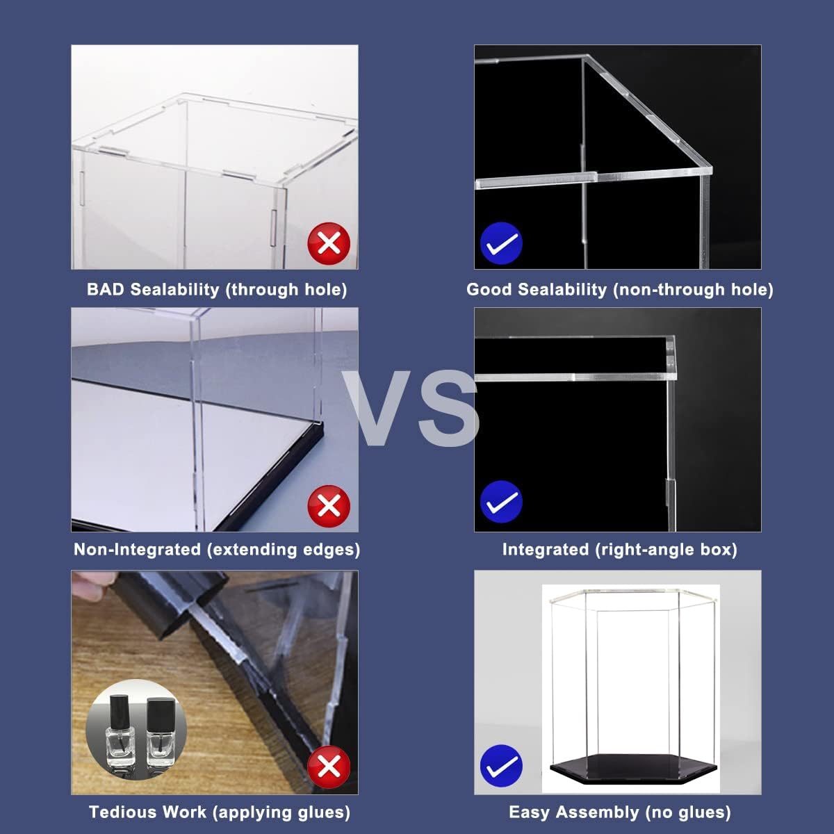 Basketball Display Case,Soccer Ball Display case, Acrylic Basketball Collectible Display Case, Soccer and Volleyball Collection Sports Souvenir Box (13.4 in X 11.8 in X 13.4 in)