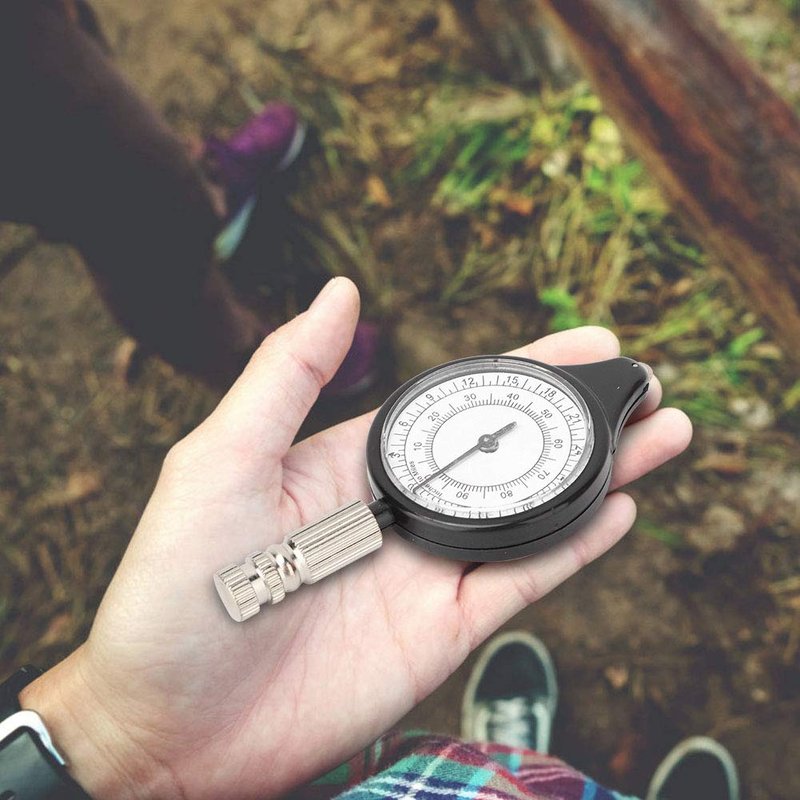 MOUMOUTEN Map Measurer, Old Fashioned Mini Outdoor Map Measurer Distance Caculator Mapping Tool, Measures The Distance Between 2 Points in Map, for Hiking, Camping, Traveling