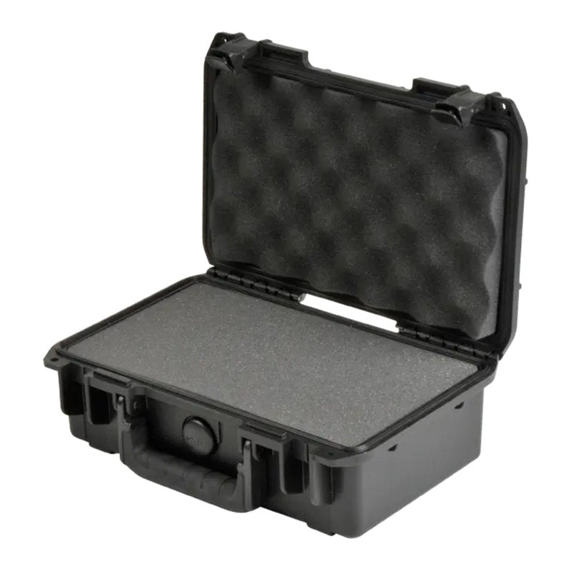 SKB iSeries 1006-3 Waterproof Compact Hard Case, Polypropylene Shell with Cubed Foam and Durable Latches for Travel Storage, Black