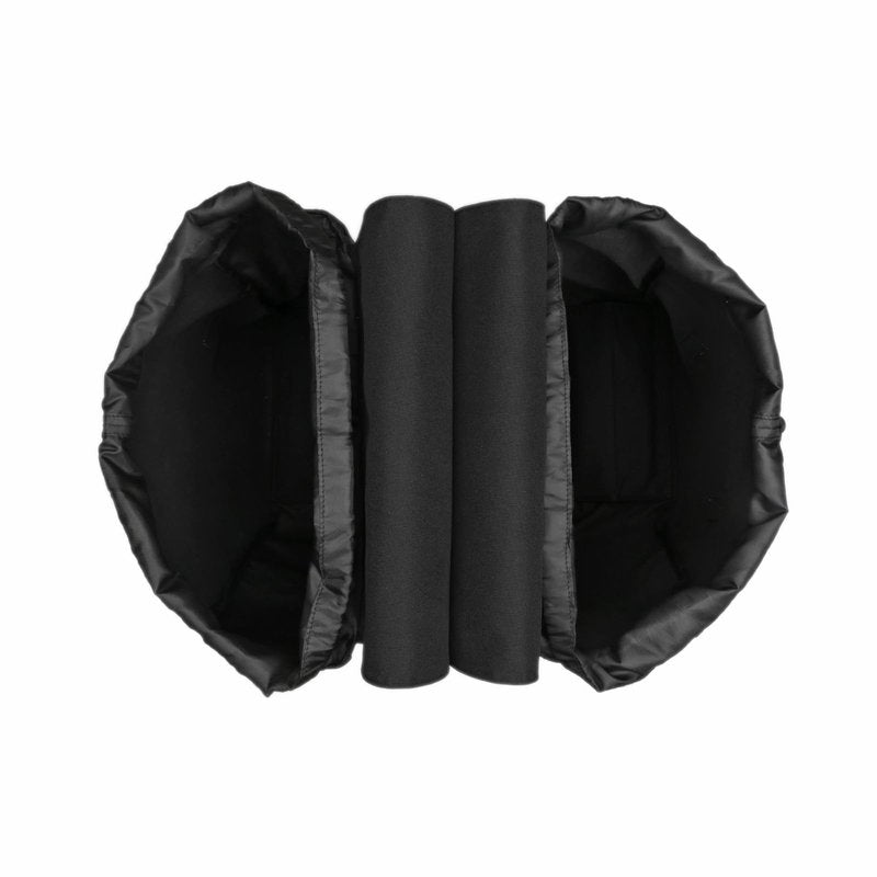 TOURBON Black Bike Bag Panniers 24L Bicycle Rear Rack Saddlebag With Reflective Stripe