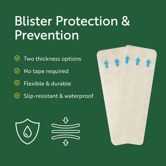 4Skin Skin Armor - Blister Bandages for Healing and Wound Prevention - Transparent, Water Resistant Skin Care Protection for Athletes - Flexible Skin Support Shield - 20 Skin Shields
