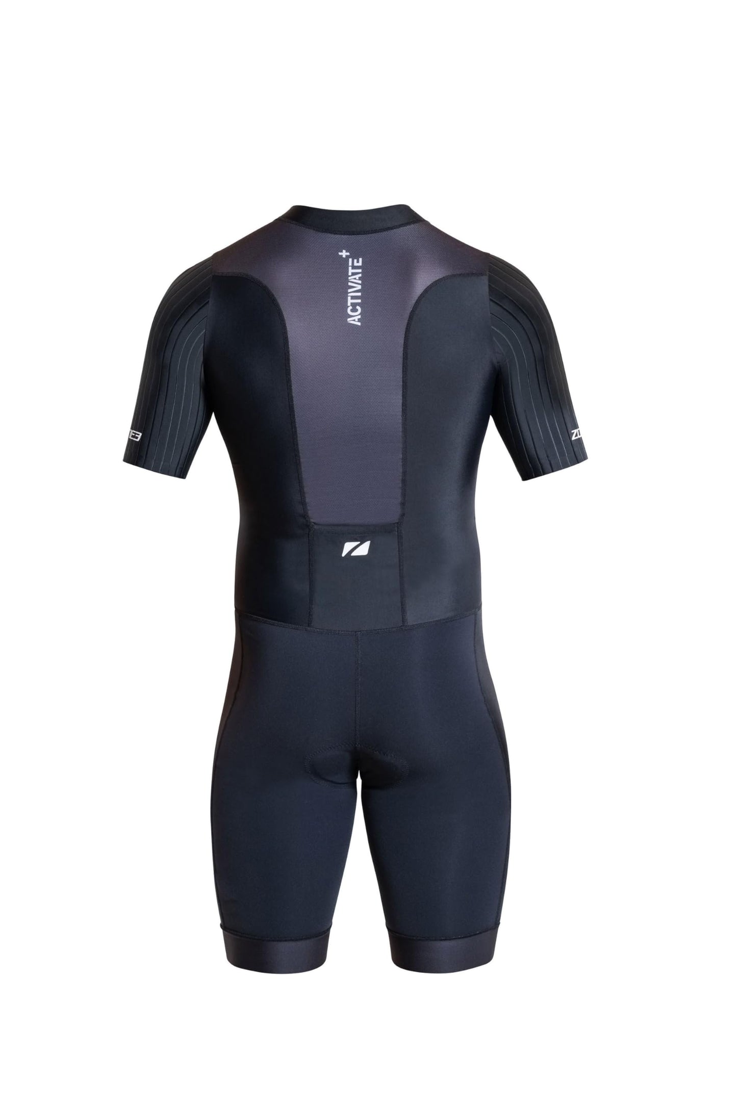 ZONE3 Men's Activate+ Short Sleeve Tri Suit – Performance One-Piece for Triathlon Training & Racing