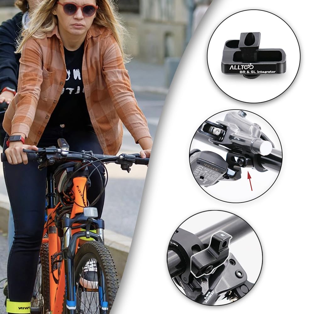 alltoo XTR/XT/SLX/DEORE Brake Integrated Shifter Adapter for SRAM Matchmaker Shifter Mounting to Shima0 I-Spec EV Brake (Right)