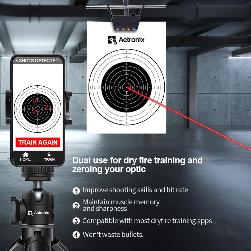40S&W Dry Fire Training Laser Cartridge Spare O-Rings & Battery Suitable for Improving Shooting Skills